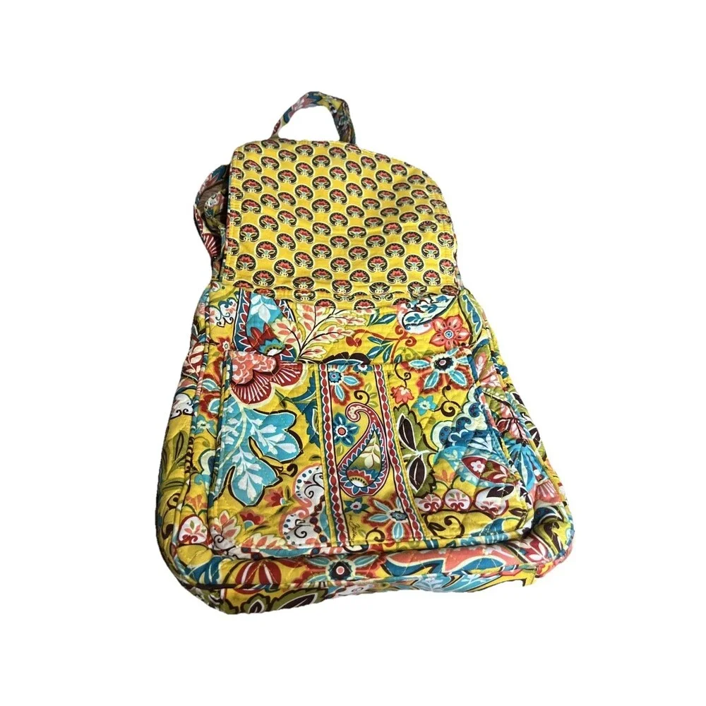 Vera Bradley (2012) Retired Provencal Paisley Pattern Flap Closure Crossbody